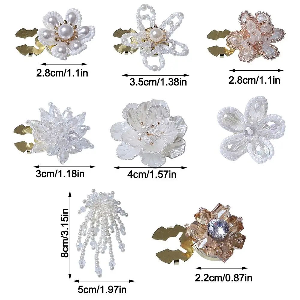 New Design Pearl Button Cover DIY Accessories Flower Cufflinksble Decor Cufflinks Button Cover Shirt Button Box Sewing Buttons