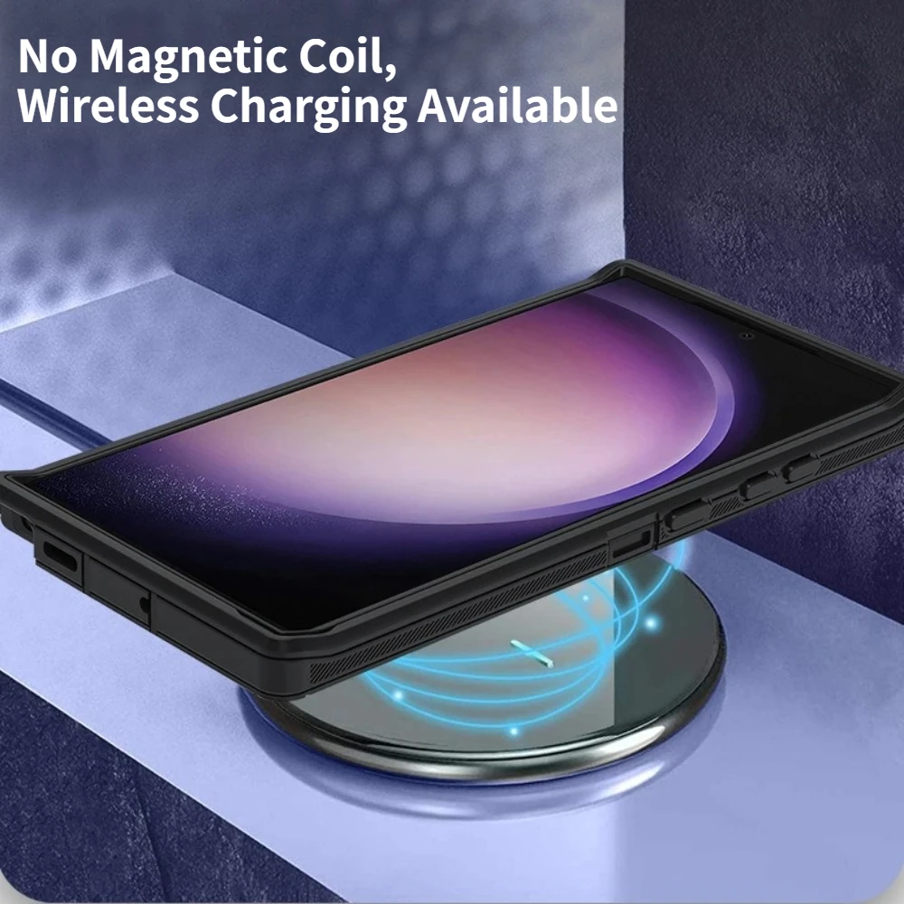 Triple-Layer Armor Hybrid Protective Case with Belt Clip