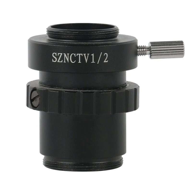 

SZNCTV 1/2 1X 0.5X адаптер с креплением объектива + C CS siмультифокальное кольцо Тринокулярный стереомикроскоп HDMI VGA USB видеокамера