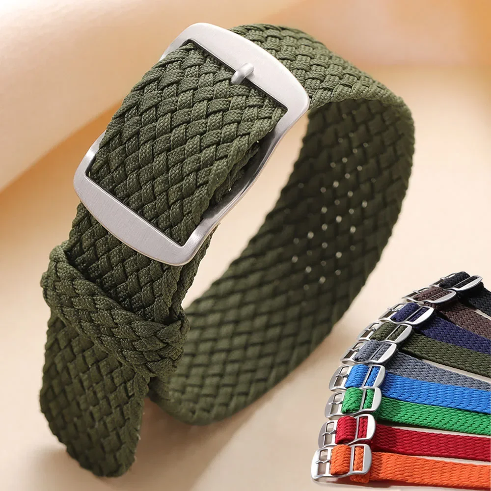 Versatile Nylon Woven Watch Strap - Durable and Stylish Replacement Bracelet