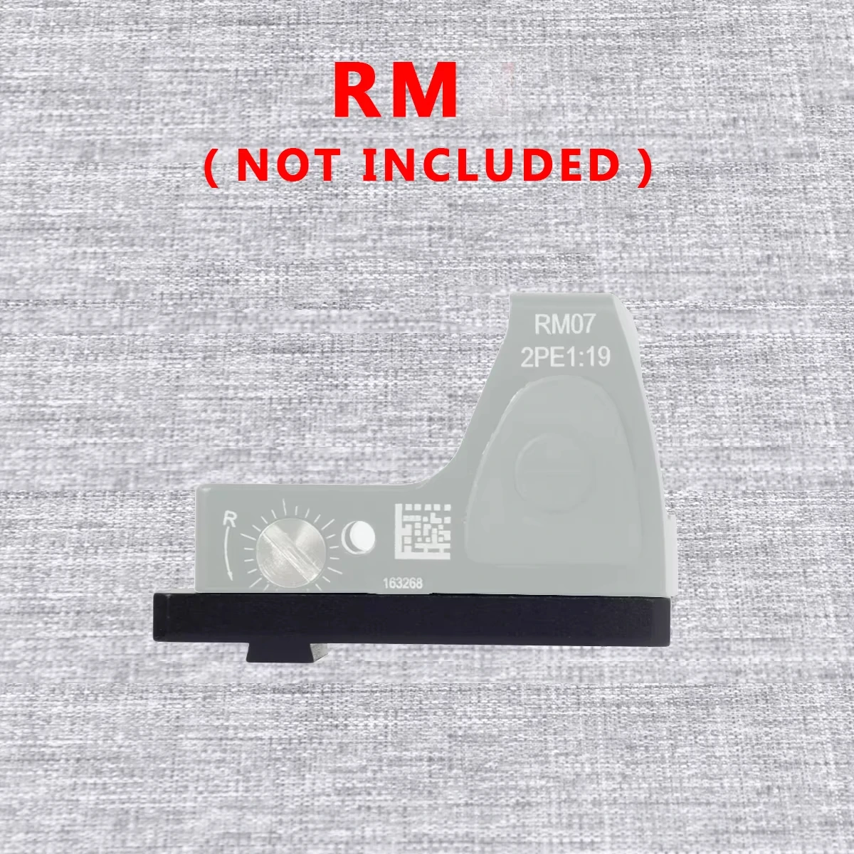 Universal Mount Plate For G17 Rear Sight Scope Plate Mount Base Adapter Fit RM VISM M1 M2 Red Dot Sight scope mount adapter rail adapter