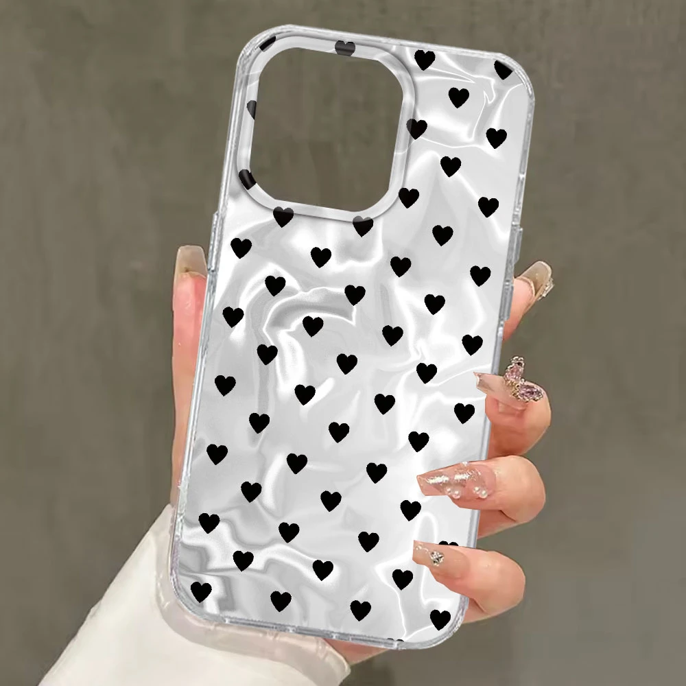 Colorful Love Heart Luxury Phone Case