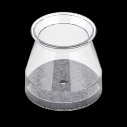 Silicone Felt Chair Leg Floor Protectors - 16 Pack, Scratch - Proof & Noise - Free, Easy Glide Design - S (Transparent 16 Pcs)