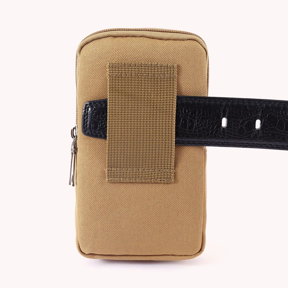 Riñonera Impermeable Para Hombres | Bolsa De Teléfono Móvil Multiusos Con Gancho | Ideal Para Deporte, Viaje Y Uso Diario