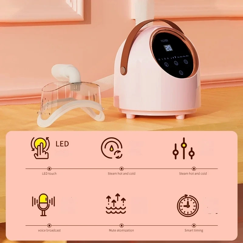 Hot Cold Nano Eye Mist Sprayer Electric Eye Steamer With Warm Compress Moist Relief Dry Eyes Fatigue Protection SPA Instrument