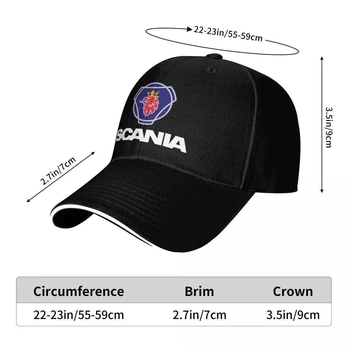 Baseball Cap Sweden Saabs Scanias Outfits Men Women Casquette Caps Hat Casual Daily Summer Adjustable Fit Snapback Hat baseball cap baseball hats baseball caps