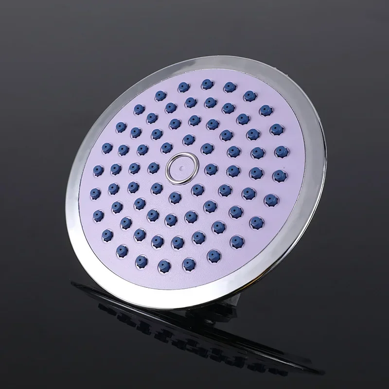 Bathroom Shower Head Handheld Water Saving Pressure Rain Arm Rround Shower Head ABS Faucet Universal  Bathroom Fixtures images - 6