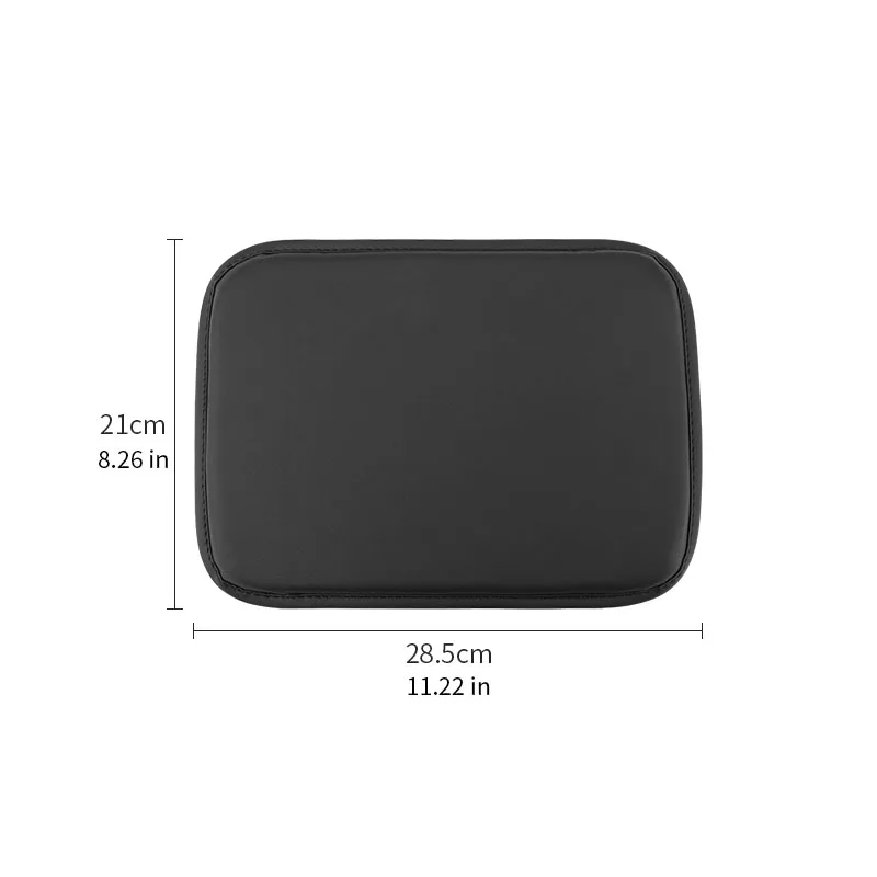 Premium Leather Car Armrest Cushion & Console Cover Pad