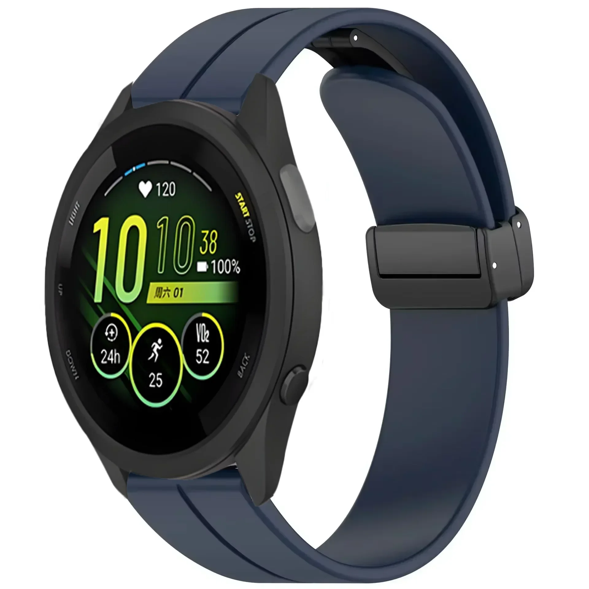 Silicone Strap with Magnetic Buckle