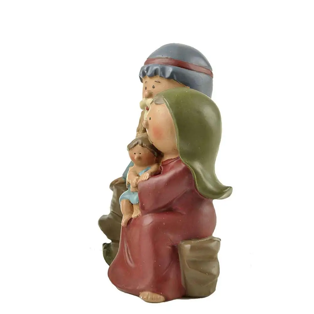 Description Picture 5 of itemHoly Family Statue Christmas Nativity Figure Resin Statue Religious Figurine Decoration Catholic For Religious Celebration