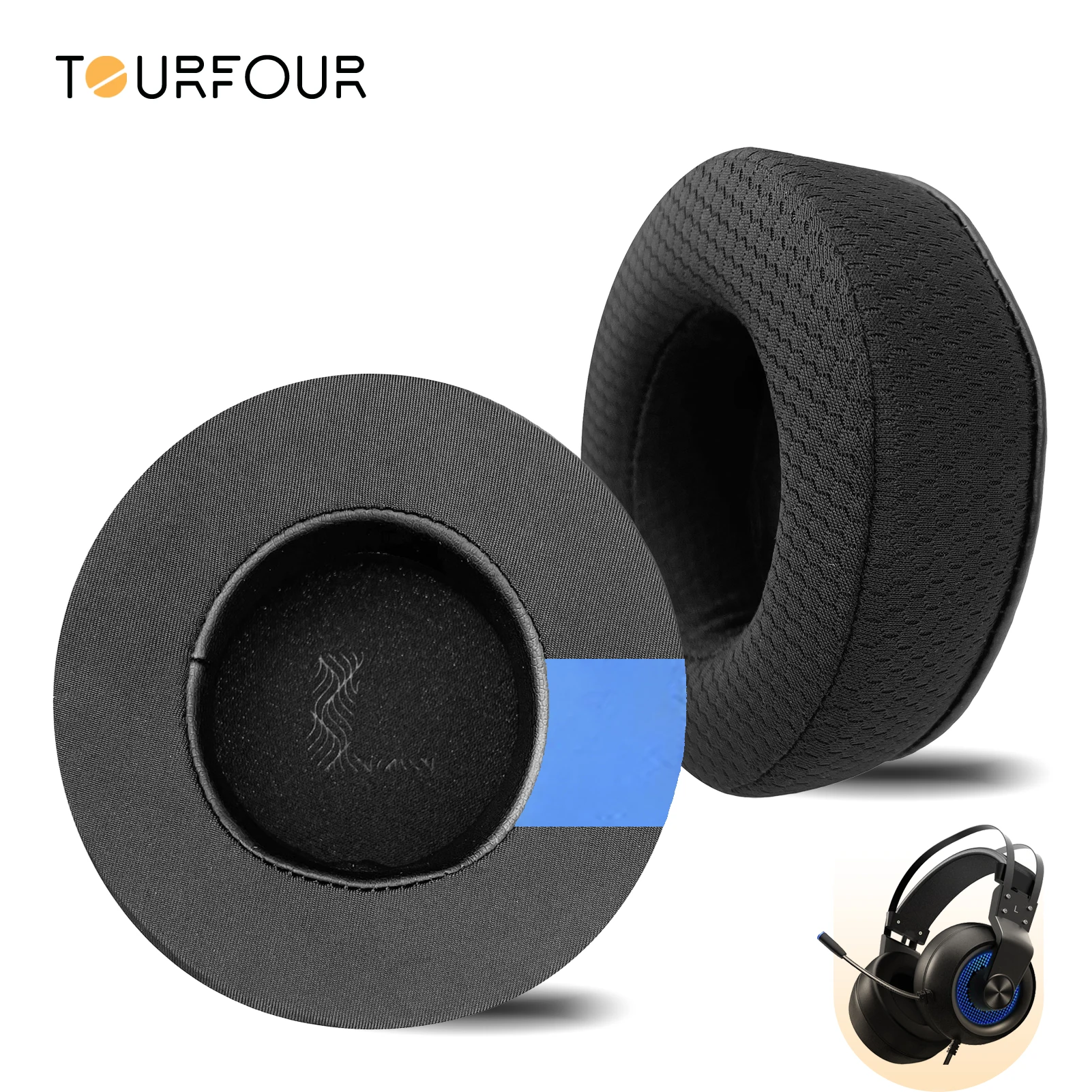 Premium Replacement Earpads for Over-Ear Headphones - Soft Cushion Ear Covers