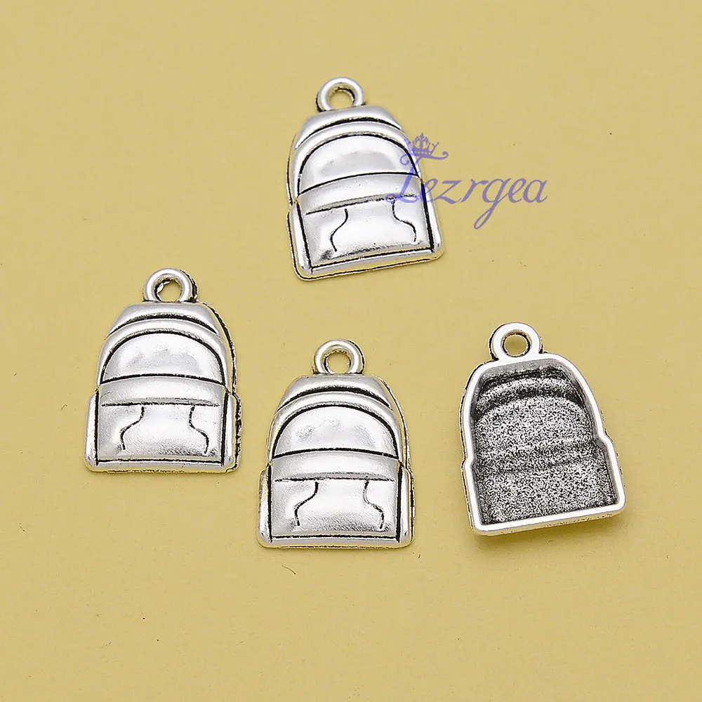 School Bag Laptop Calculator Charms Pen Bus Ink Pendants For Diy Jewelry Making Findings Craft Wholesale