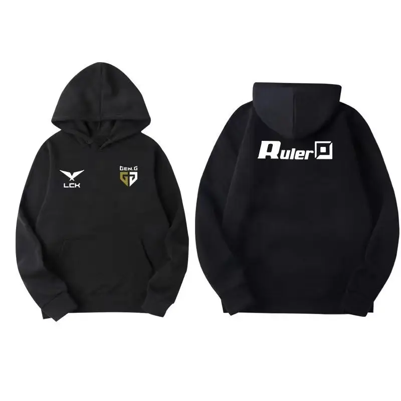 GEN.G Team Game Uniforms World Finals Baseball Uniform Jacket Game LOL World Competition Players Hoodies