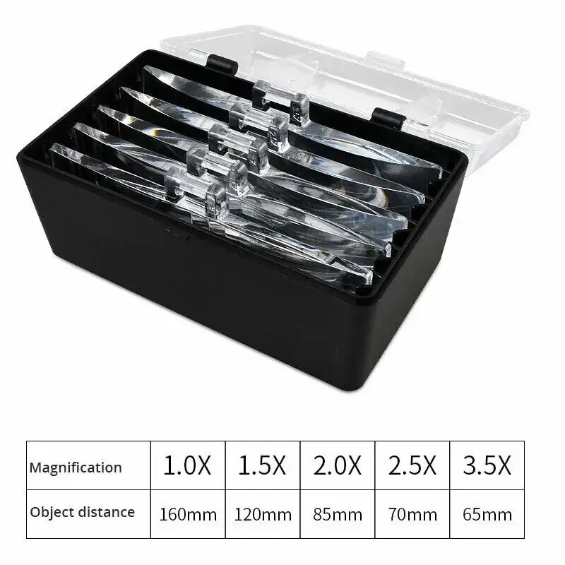 돋보기 LED 라이트 램프 헤드 루페 보석상 헤드밴드 확대경 안경 광학 유리 도구 수리 독서용 확대경
