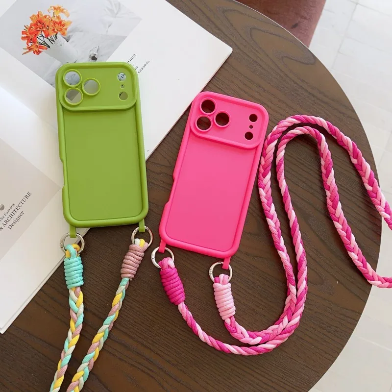 Universal Lanyard Case with Crossbody Strap and Shockproof Protection
