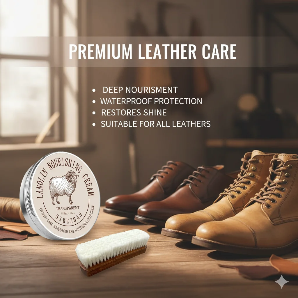 Lanolin Leather Care Cream Kit image 5