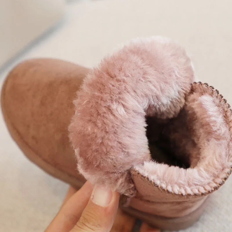 Fashion Children Casual Snow Boots Baby Boys Girls Short Boots Winter Kids Running Sport Shoes Warm Child Sneakers CSH1494