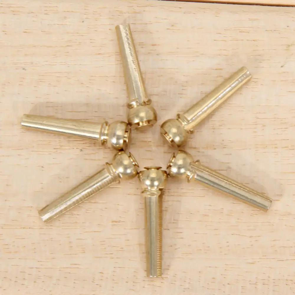 

Мост для акустической гитары, гитарные струны, гвозди, твердая медь, латунь, музыкальные Струнные инструменты, запчасти для гитары, аксессуары