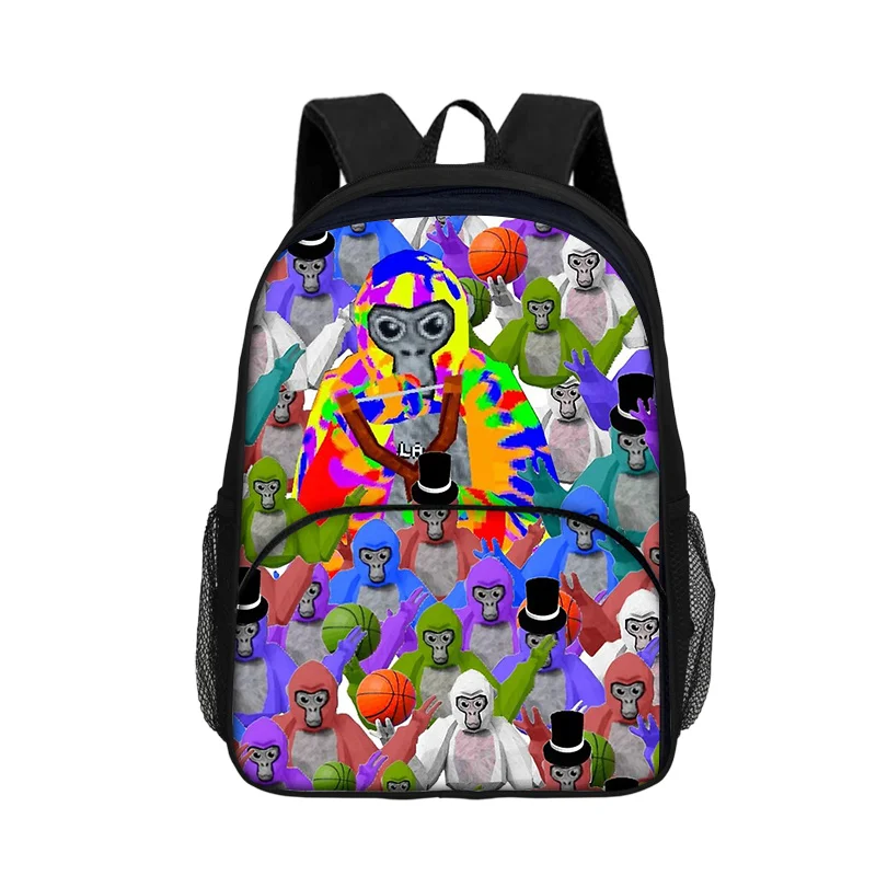 2025 New Game Gorilla Tag Student 3D Print Backpack Child Casual Pattern Schoolbag 16inch Waterproof Knapsack Custom Backpacks 5