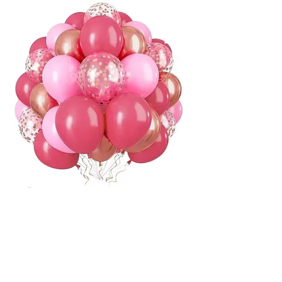 30pcs Pink Blue Metallic Sequin Balloons for Birthday Wedding Graduation Party Balloon Baby Shower Decoration