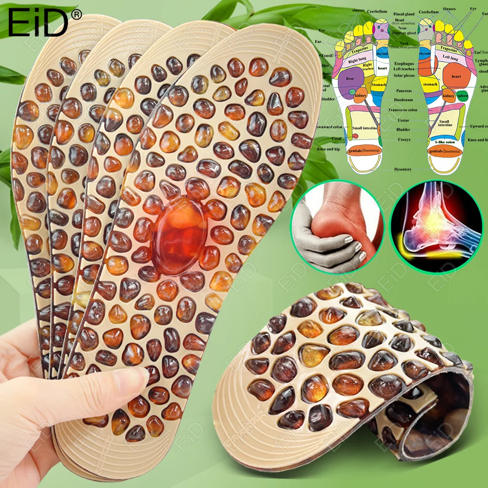 Weich gummi Kopfstein pflaster Therapie Akupressur Pad Füße Massage gerät Schlankheit sohle für Schuhe Unisex Einlegesohlen verbessern die Durchblutung