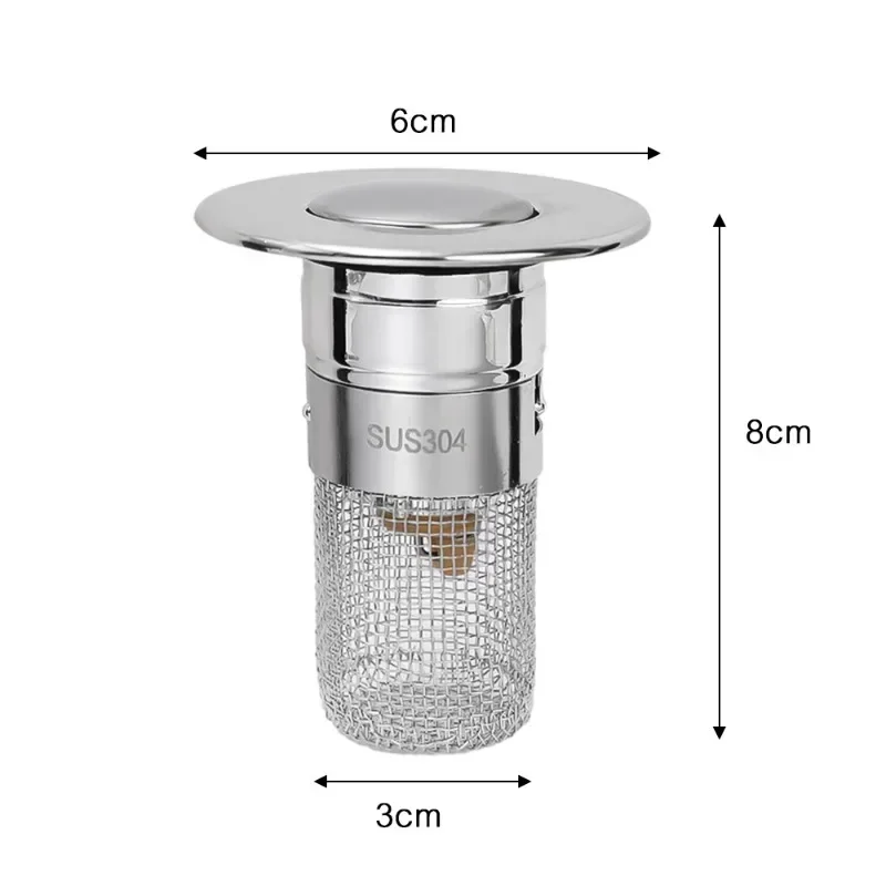 Drain Filter Floor Drain Core Floor Drain Filter Floor Drain Deodorant Shower Drain Cover Drain Stopper Shower Water Stopper Basin Drain Stopper Bathroom Sink Plug Silicone Drain Stopper Stainless Steel Floor Drain Filter Washbasin Plug Anti Odor Pop-Up Bounce Core Basin Stopper Hair Catcher Shower Sink Strainer