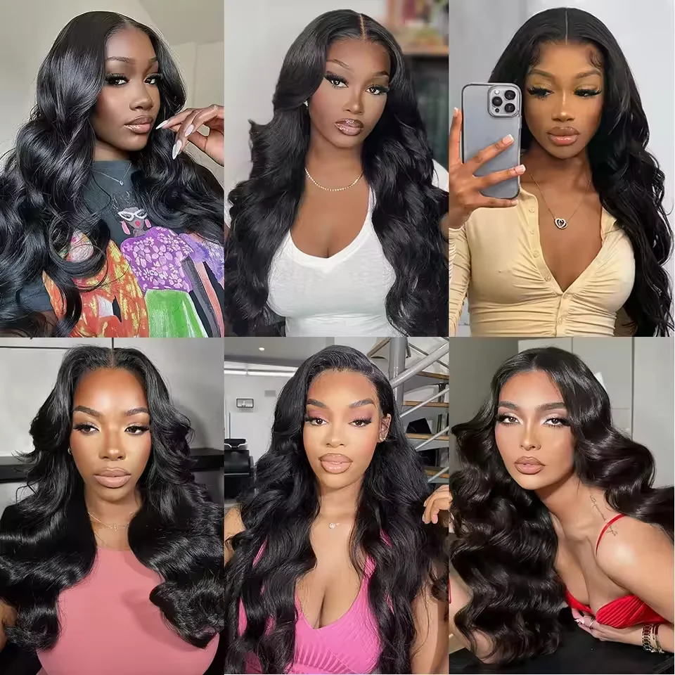 220 Density 46Inch Body Wave 13x6 Hd Lace Front Wig Human Hair 360 Brazilian Pre Plucked Lace For Women 13x4 Lace Front Wigs 5x5