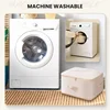 Space Saving Compression Storage Tote Bag Heavy Duty Multipurpose Rectangle Fabric Organizer for Comforters Clothes and Blankets 6