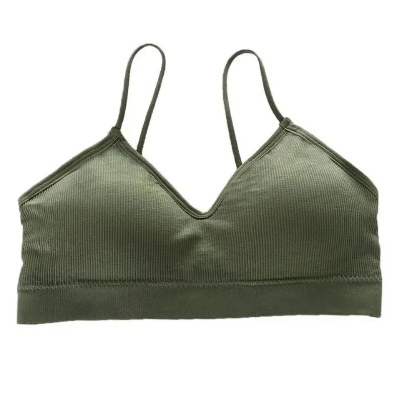 High Elastic Women Gathering Bralette Push Up Bra Summer Anti-light Wild Tube Top Sexy No Rims Lingerie