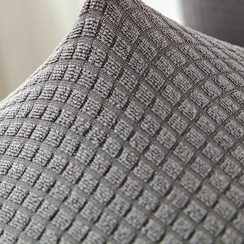 jacquard waterproof sofa cover for living room solid plain dyed couch over for pets and kids sofa skins elastic slipcovers 3