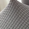 jacquard waterproof sofa cover for living room solid plain dyed couch over for pets and kids sofa skins elastic slipcovers 3