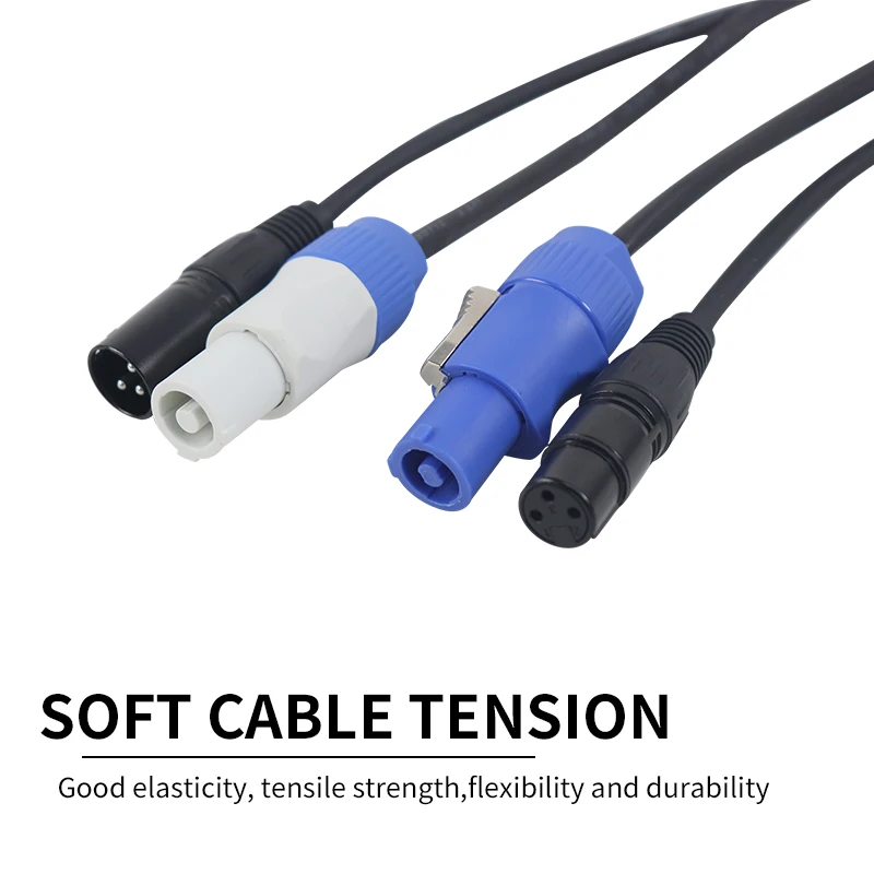DMX Cable 5Pcs For Stage Wedding DJ Disco