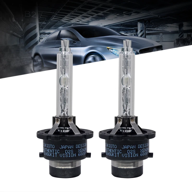 SUKIOTO  HID 제논 표준 헤드라이트 전구,  자동차 액세서리, 12V, 35W, D2S, D2R, D4S, D4R, 55W, D2S, D4S, 2 개