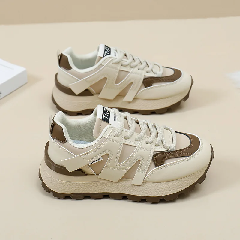 Spring & Autumn Women Shoes Thick-Soled Increase Female Sneakers Fashion Sports Casual Size 35-40