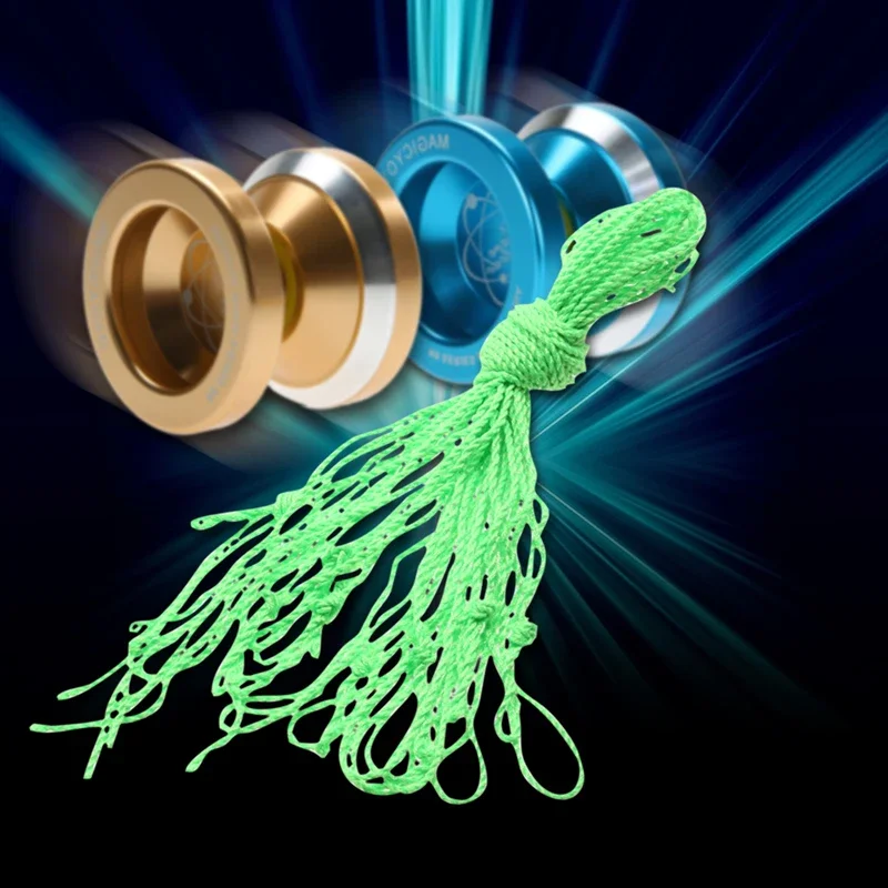100% Polyester Light Professional YoYo Ball Bearing String Trick Yo-Yo Kids Magic Juggling Toy 100 Pcs/lot