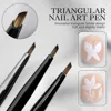 1Pc Nail Art Brushes Japanese Painting Pen Petal Butterfly Nail Art Design Pen Painting Tools Liner Gel Polish Drawing Brush 1