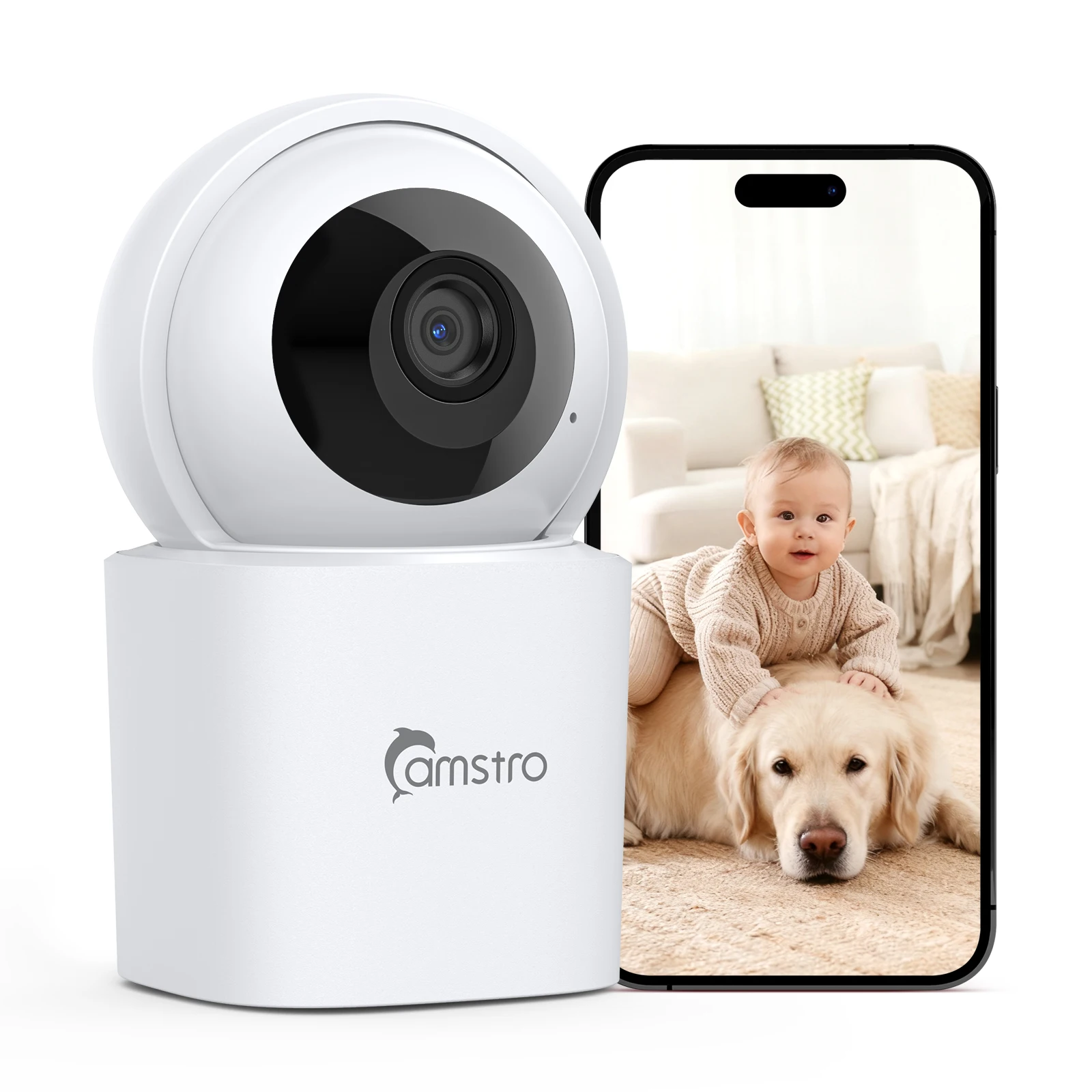 5MP Ultra HD PT WiFi Camera Dual-Band 2.4/5GHz Humanoid Motion Tracking Two-Way Audio, Night Vision Outdoor/Home Security IP Camera