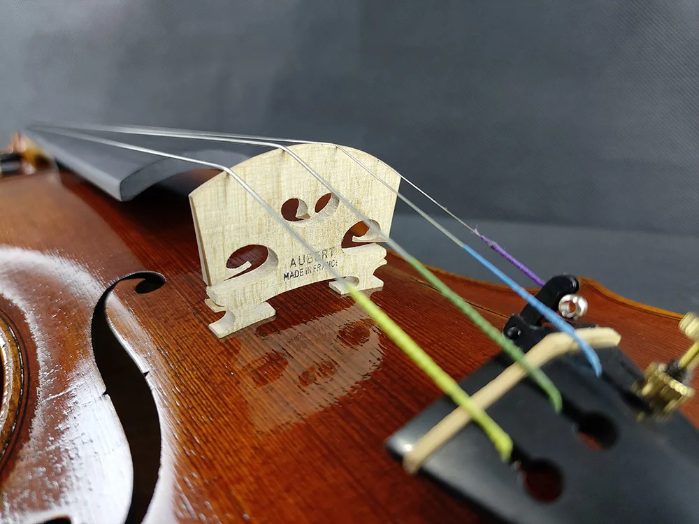 Acoustic Violin Violin Accessories One Piece Back Master II Level Stradivarius Violin Size 4/4 #3339 European Wood Handmade Oil Antiqued Varnish