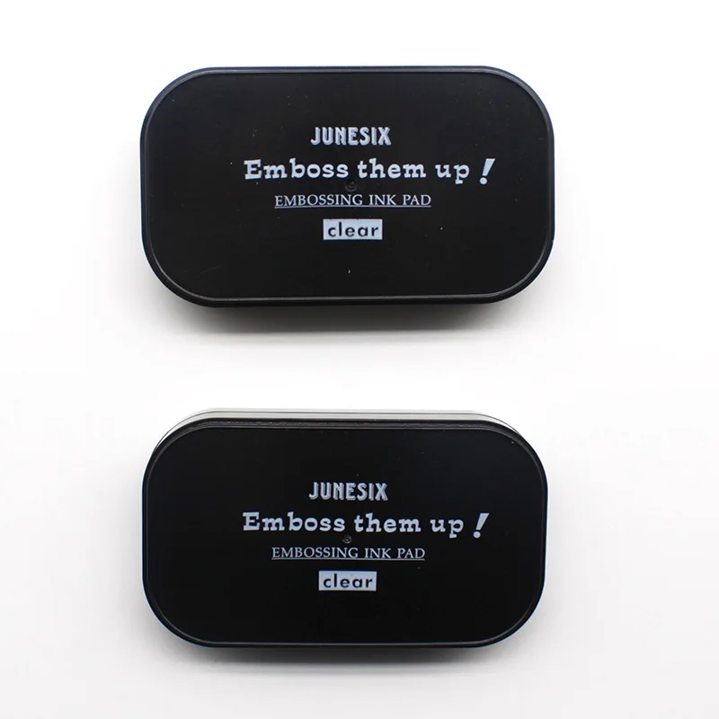 Trasparente Float Printing Inkpad Goffrato Polvere Colla Adesiva Timbro Di Gomma Fai Da Te Scrapbooking Finger Painting Ink Pad Craft