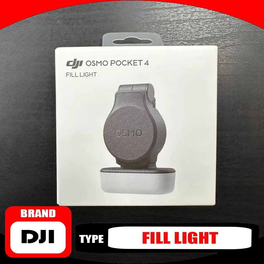 DJI 오즈모 포켓 4용 필 라이트 마그네틱 LED 라이트 조절 가능한 밝기 브..