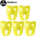 5pcs Yellow tooth
