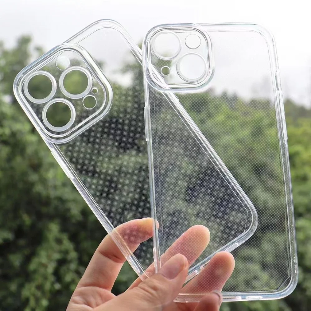 Crystal Clear Soft Silicone Phone Case - Slim and Durable Cover
