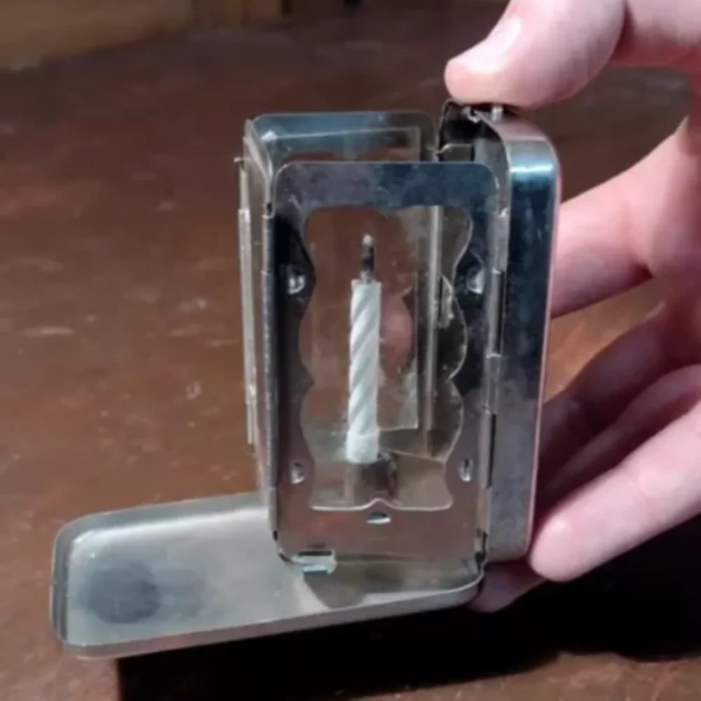 Folding Pocket Candle Lantern, Collapsible Pocket Candle Lamp