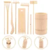 Zen Tool Set Miniature Garden Decoration Other Bamboo Products Tools Sand Rake Wooden Sandbox 6