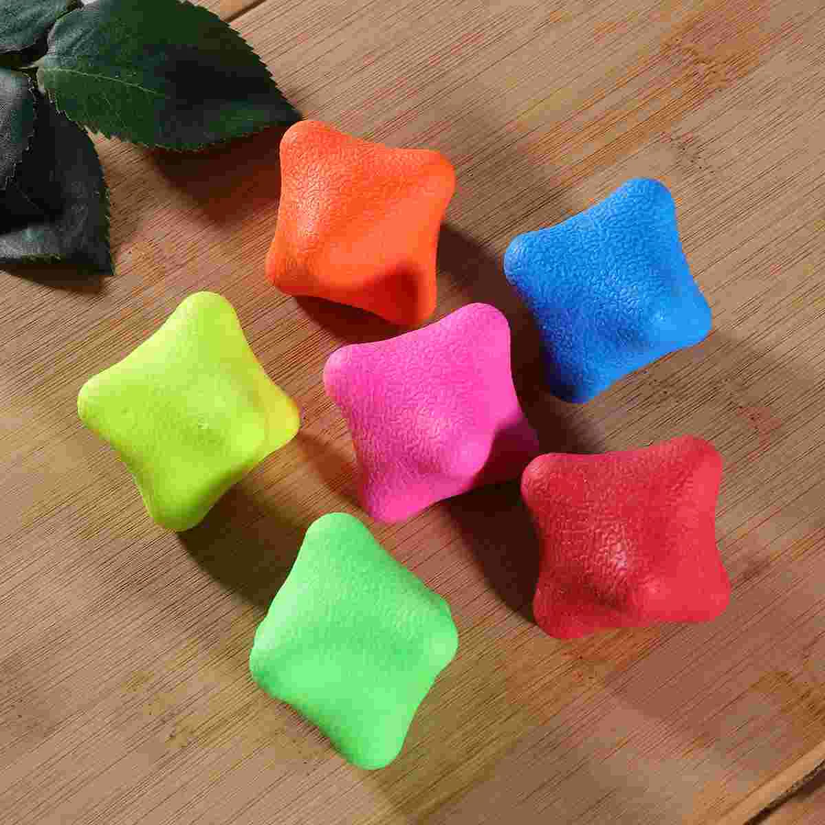 

6 PCS Agility Reaction Reflex Ball Bouncing Ball Baseball Tennis Badminton Reaction Training Ball Exercise Fitness Ball