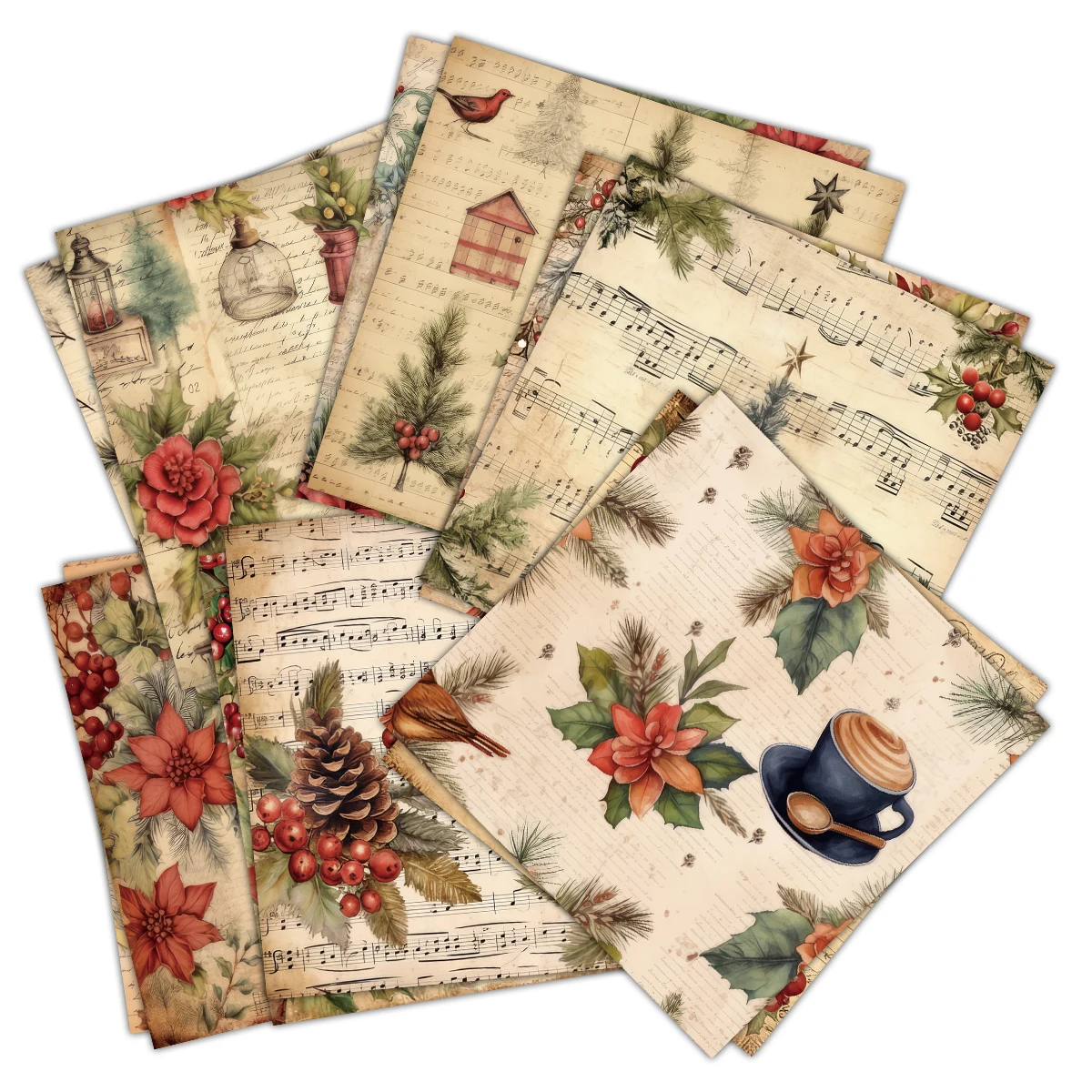 12pcs paper C