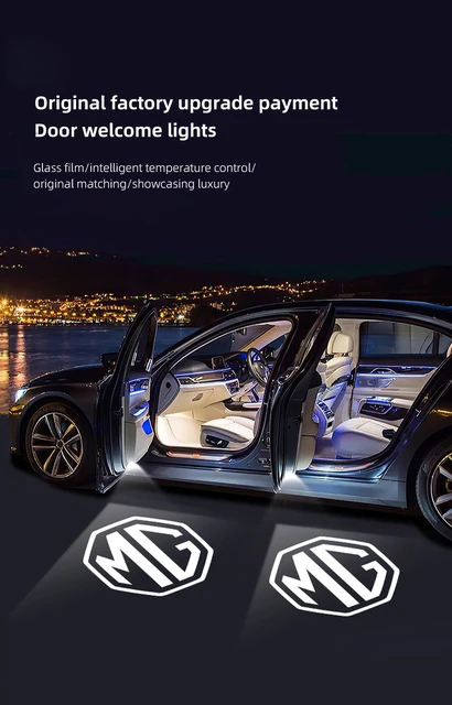 Luci Proiettore Porta Per MG HS, MG3, MG5, MG6, MG7, ZS, GS - Luce Di Benvenuto LED Sottoscocca - Facile Installazione - Foto 6