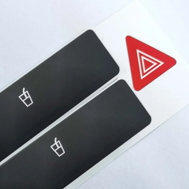 Car Window Air Conditioner Switch Button Repair Sticker For A2 1996-2003 Car Interior Replacement Parts 4