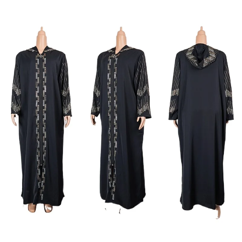 Open Abaya Dubai Kaftan Muslim Cardigan Abayas Dresses for Women 2023 Casual Kimono Robe Femme Caftan Turkish Islamic Clothes