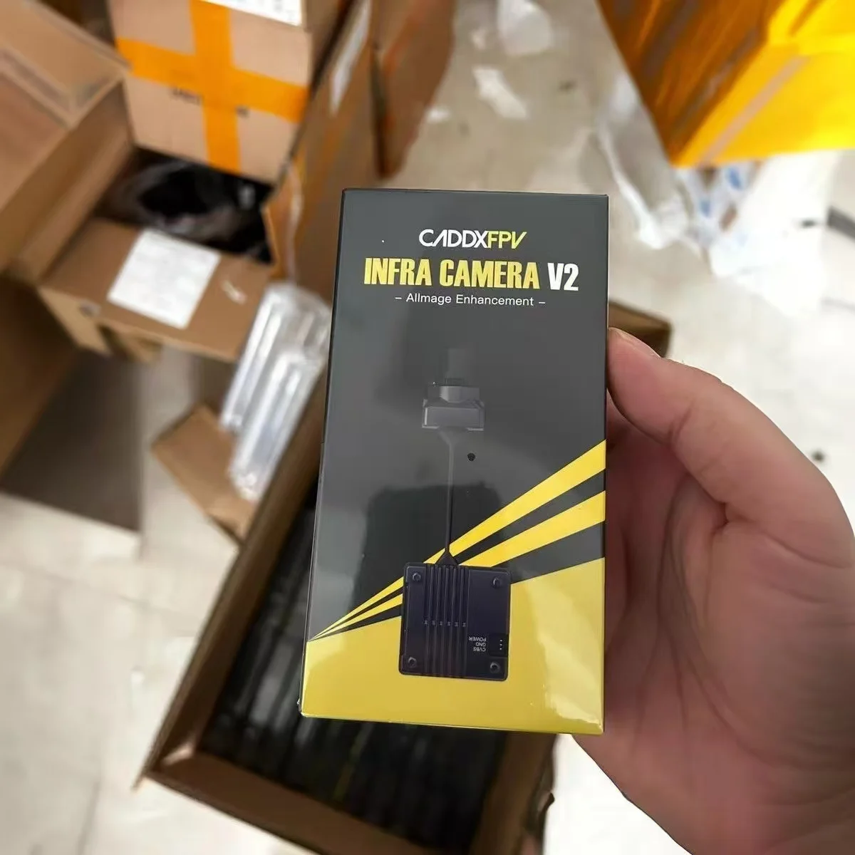 Spot Caddx Infra V2 FPV Analoge Nachtsichtkamera Schwarz und Weiß ohne Licht